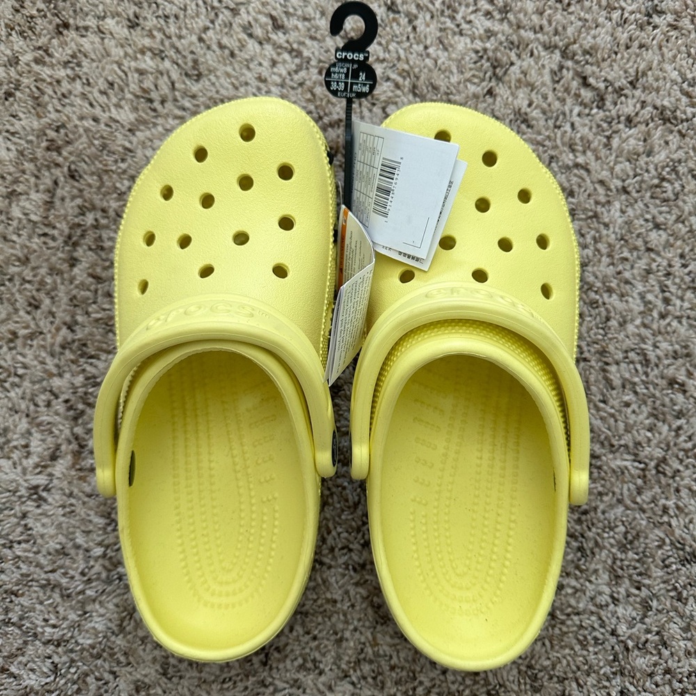 Yellow Crocs
